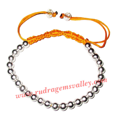 Parad mercury beads bracelet of 7mm round 24 parad beads, weight approx 37  grams. It is