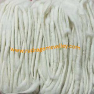 Cotton Wicks, pure cotton white long batti, lighting rolled rui batti, pooja batti, diya batti, pack of 100 grams