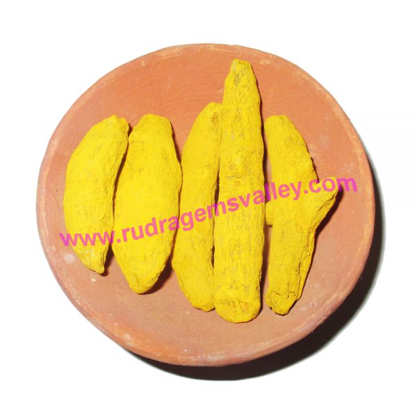 Pooja materials (puja samagri) turmeric pcs. (haldi ganth),