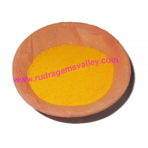 Pooja materials (puja samagri) turmeric powder (haldi churn),