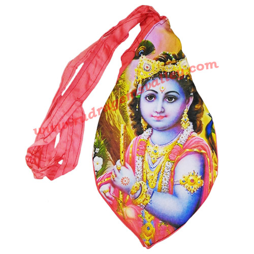 Shri Jagannath Embroidery Japa Bag Pure Cotton Hare Krishna Iskcon Design -  Tulsi Mala