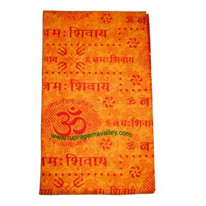 Fine quality om naham shivaya soft yoga scarves, material cotton, size 166x83 CM., weight approx 115 grams, minimum order 1 pcs.