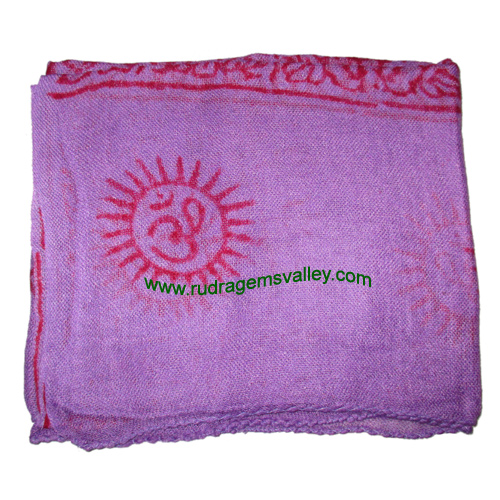 Fine quality om sign soft yoga scarves, material staple rayon, size 132x60 CM., weight approx 40 grams, minimum order 1 pcs.