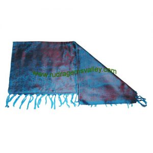 Fine quality fancy printed design soft yoga scarves, material 100 percent pure silk, size 178x92 CM., weight approx 35 grams, minimum order 1 pcs.