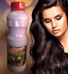 Migral Bhringraj Oil, It activates the hair follicles, resulting in increased hair growth. Massage the oil in a circulatory motion for 10 minutes and leave it on for at least an hour. Bhringraj oil helps in maintaining the natural colour of your hair. You can mix some amla oil with bhringraj oil and massage on your scalp.